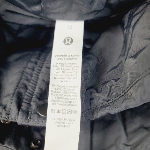 Lululemon Women's Black Always Effortless Classic-Fit Basic Jacket Size 12 - Picture 5 of 6